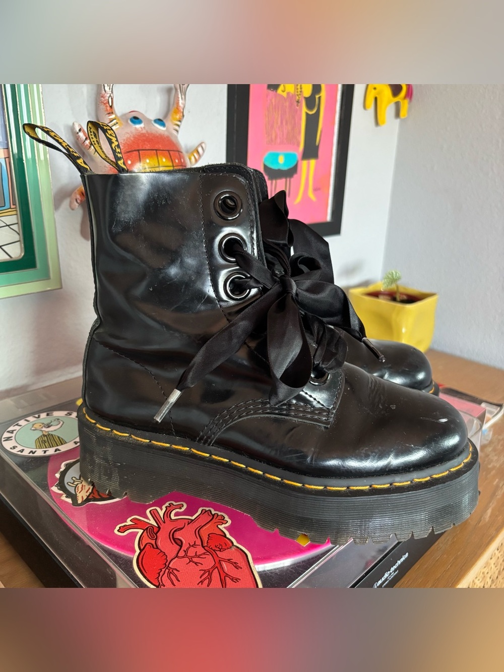 Dr. Martens Molly Platform Boots